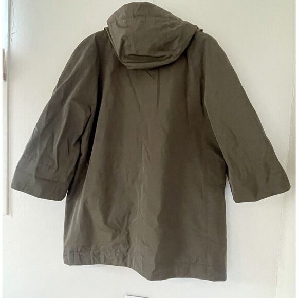 BRUNELLO CUCINELLI GREEN PARKA RAIN WIND RESISTANT HOODED Size IT 40 US S - Picture 5 of 8